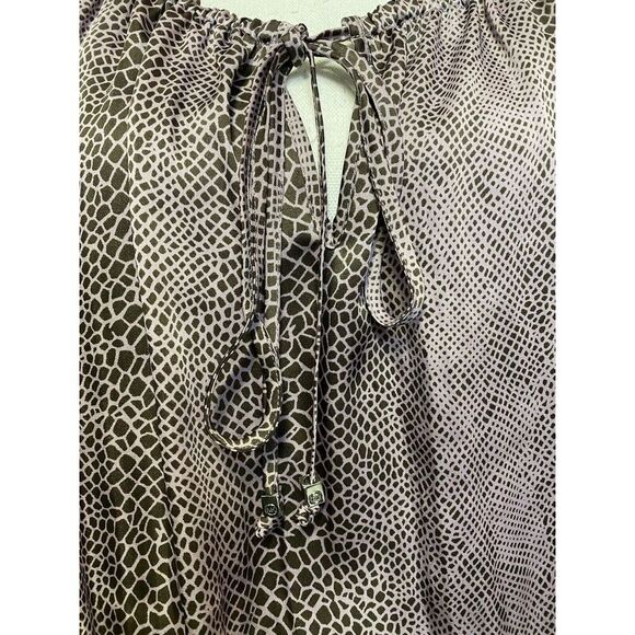 Michael Kors Top Michael Michael Kors Animal Print Women's Size XL‎ - Picture 4 of 13